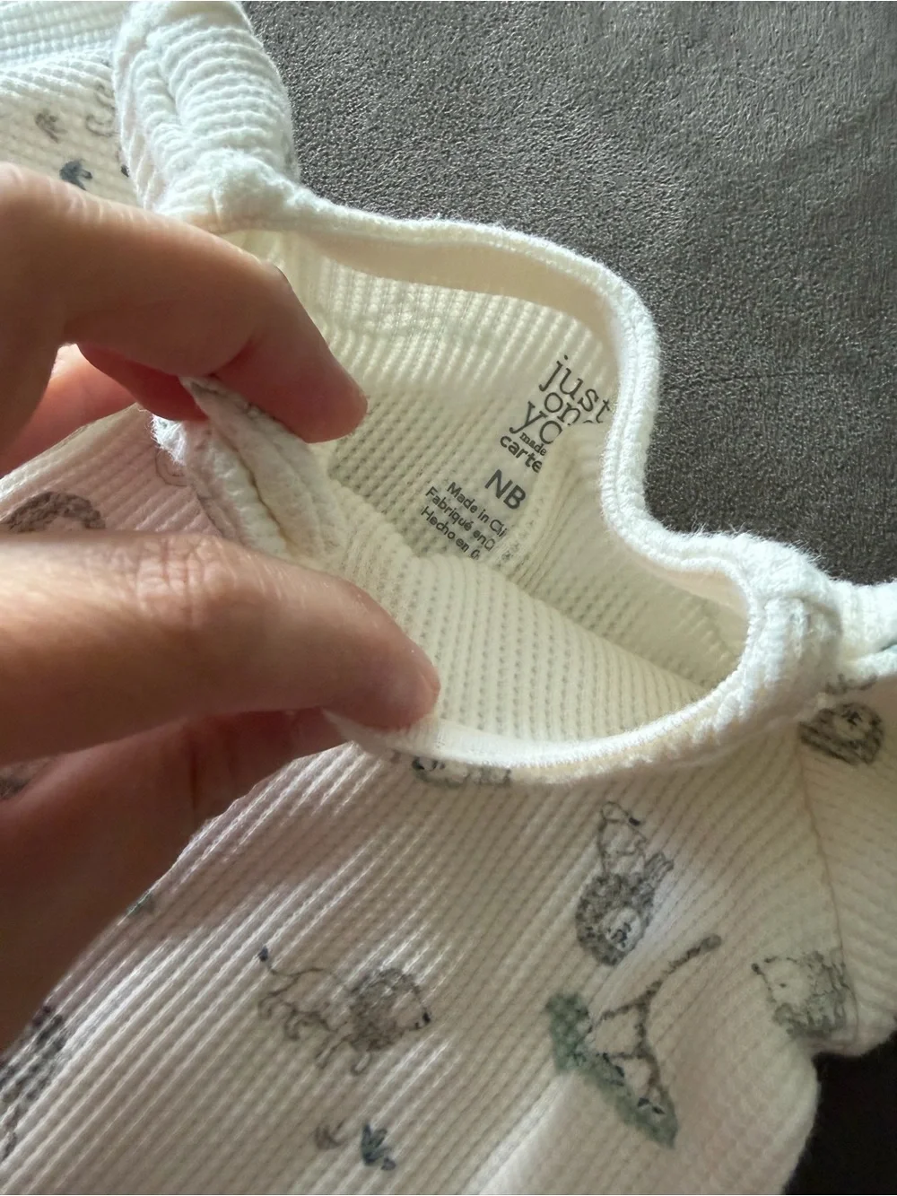 Just One You Baby One-Piece Footed Sleepsuit lion